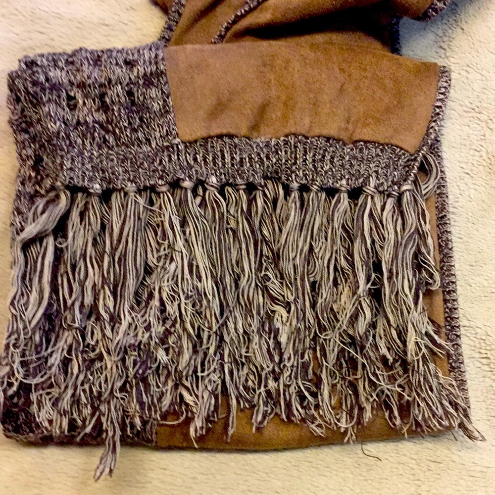 Maurices cotton vest with fringe